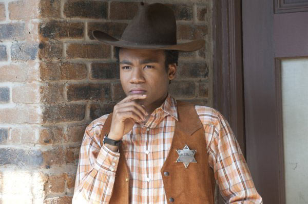Donald Glover appears in a still from 'Community.'