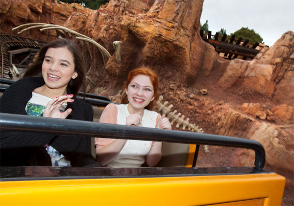 'True Grit' actress Hailee Steinfeld (left) and...