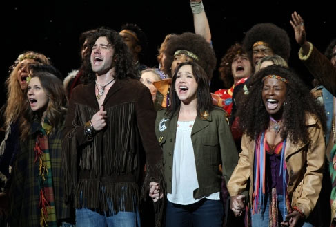 Diana DeGarmo appears in 'Hair' with fellow...