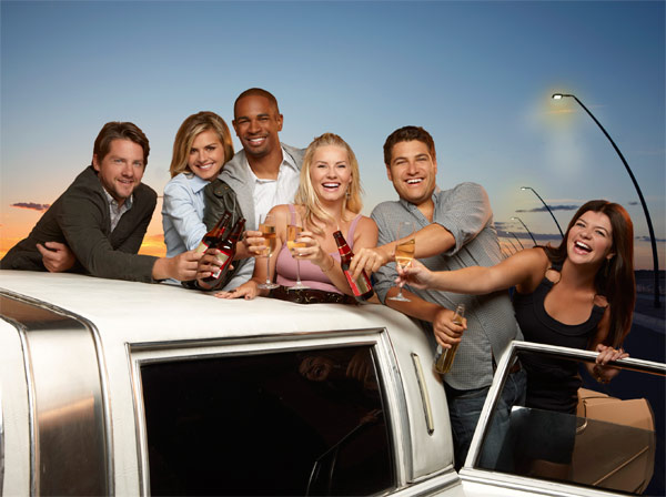 Still image from the show 'Happy Endings.'