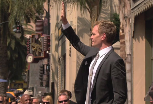 Neil Patrick Harris appears at his star ceremony...