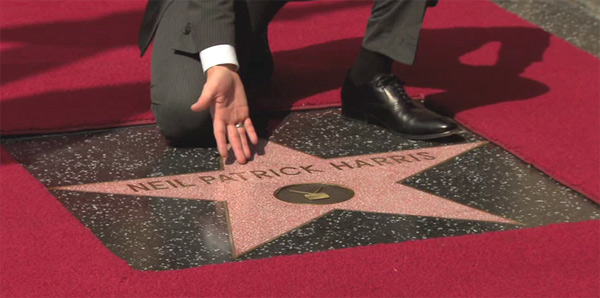 Neil Patrick Harris' Hollywood star ceremony on...