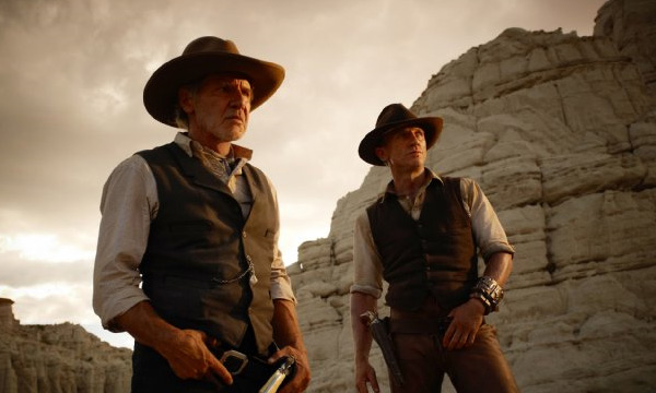 Harrison Ford appears alongside Daniel Craig in...