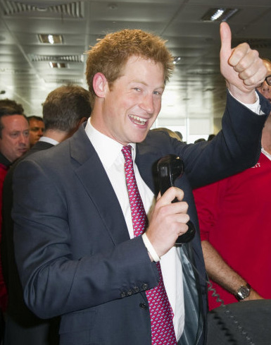 Prince Harry attends the BGC Charity Trading Day...