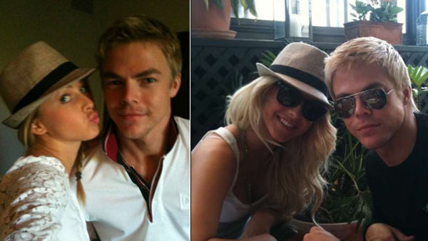 Hough appears in photos from her official...