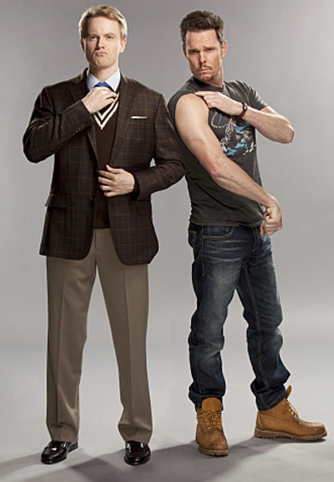 Still image of David Hornsby and Kevin Dillon...