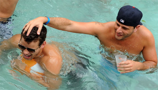 Kris Humphries and friends, including New Jersey...
