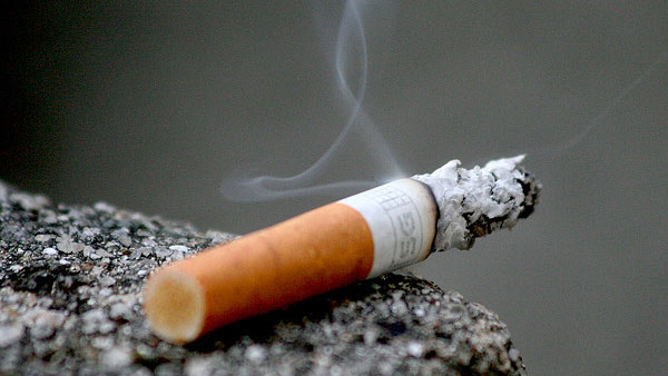 A photo of a cigarette.