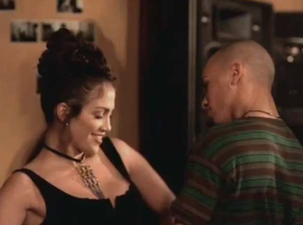 Lopez appears in a scene from the 1992 music video 'That's the Way Love Goes.'