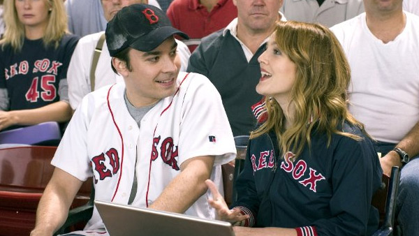 Jimmy Fallon appears alongside Drew Barrymore...