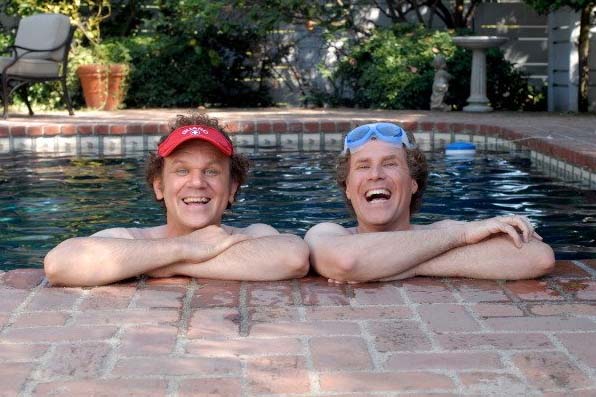 At left, John C. Reilly and at right, Will...