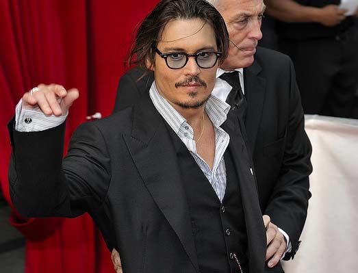Johnny Depp appears at the premiere of the 2009...