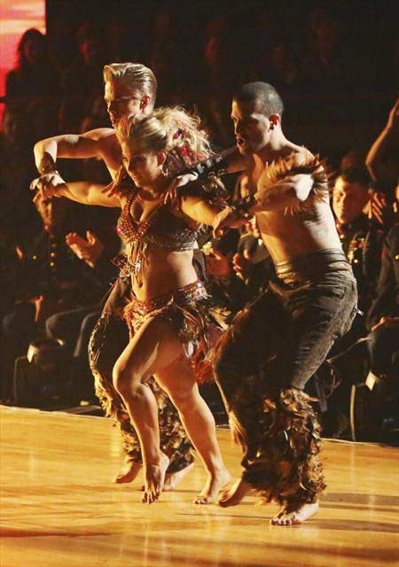 Olympic gymnast Shawn Johnson and her dance...