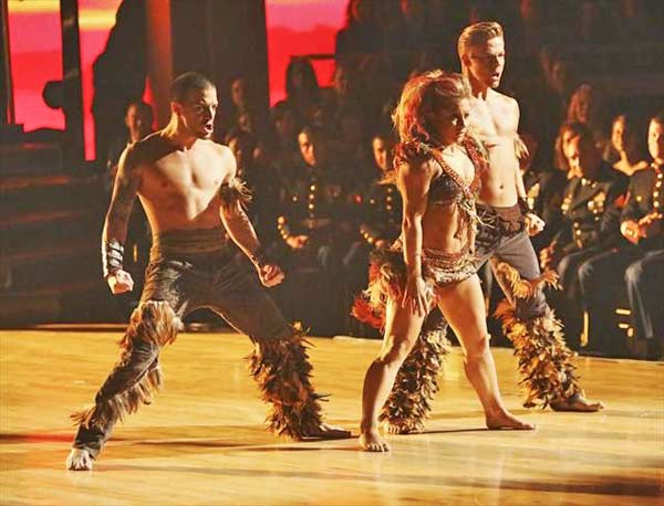 Olympic gymnast Shawn Johnson and her dance...