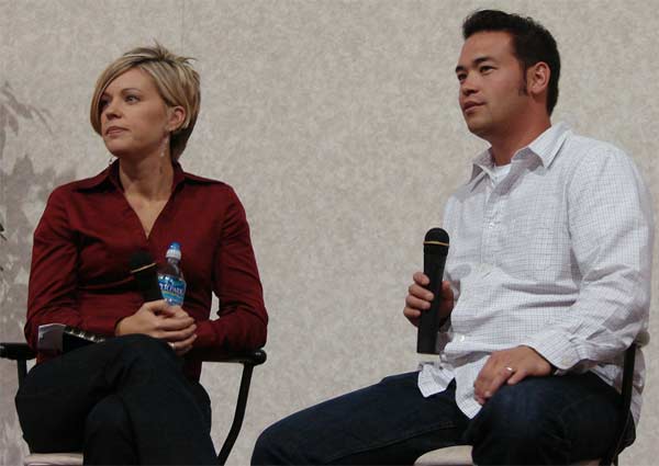 Jon and ex-wife Kate Gosselin appear in an...