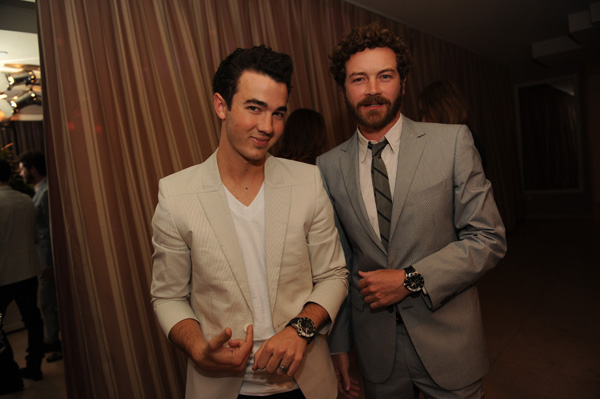 Kevin Jonas from the Jonas Brothers and Danny...
