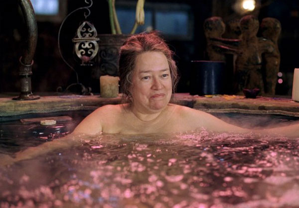 Kathy Bates appear in an undated promotional...