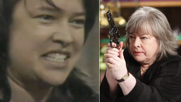 Kathy Bates played prison inmate Belle Bodelle...