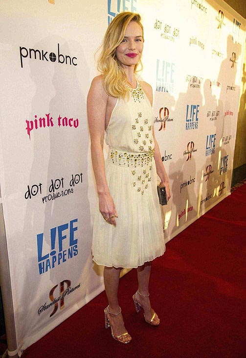 Kate Bosworth attends the after party of the premiere of 'L!fe Happens' at Harry Morton's Pink Taco in Century City on April 2, 2012.