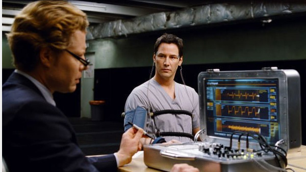 Keanu Reeves appears in a scene from the 2008...
