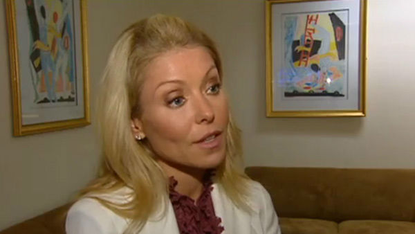 Kelly Ripa talks to WABC Television on April 14,...