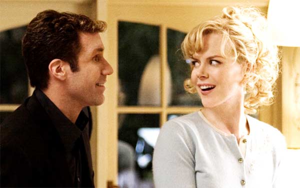 Nicole Kidman appears in a scene from the 2005 film 'Bewitched' alongside co-star Will Ferrell. In the film, Kidman, who plays a real-life witch, is coincidentally cast in a remake of the classic show 'Bewitched' and must deal with a series of obstacles.