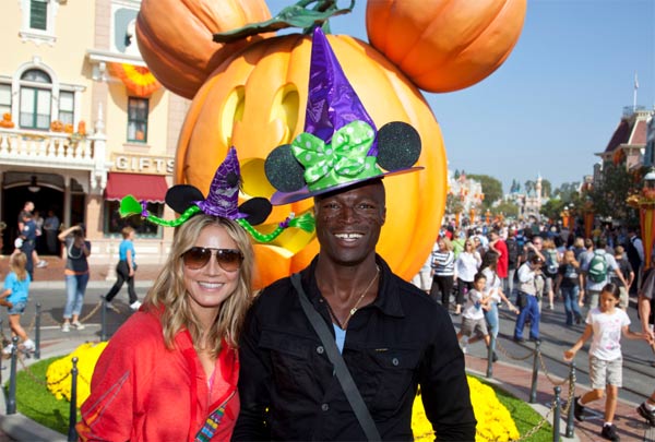 Heidi Klum and Seal celebrate Halloween Time at...