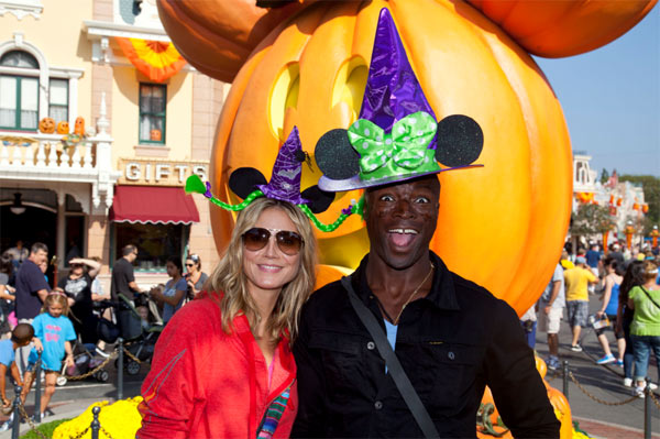 Heidi Klum and Seal celebrate Halloween Time at...