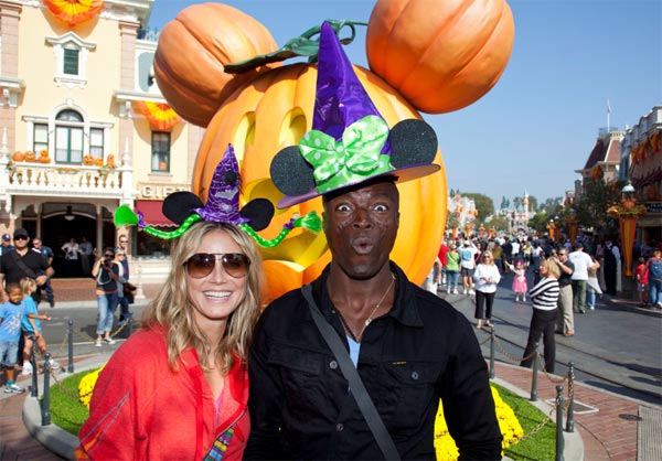 Heidi Klum and Seal celebrate Halloween Time at...