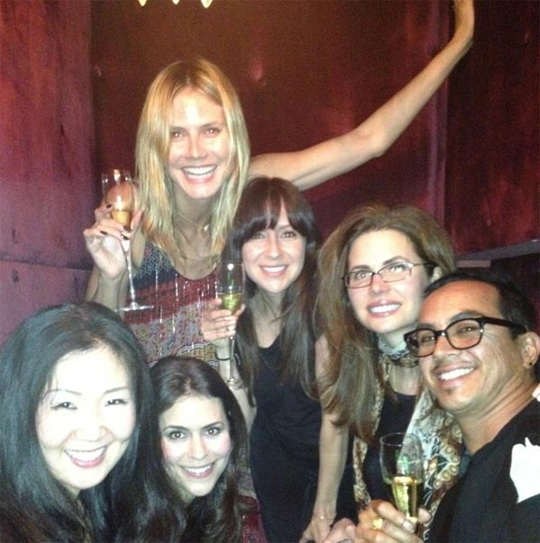 Heidi Klum Tweeted this photo of herself with...