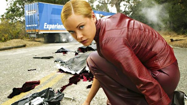 Kristanna Loken appears in a scene from the 2003...