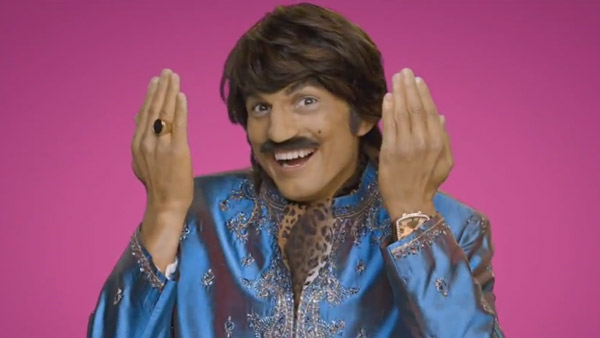 Pictured: Ashton Kutcher appears in a still from 'Spread.'