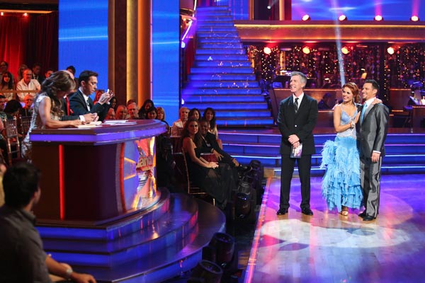 Drew Lachey and Anna Trebunskaya appear in a...