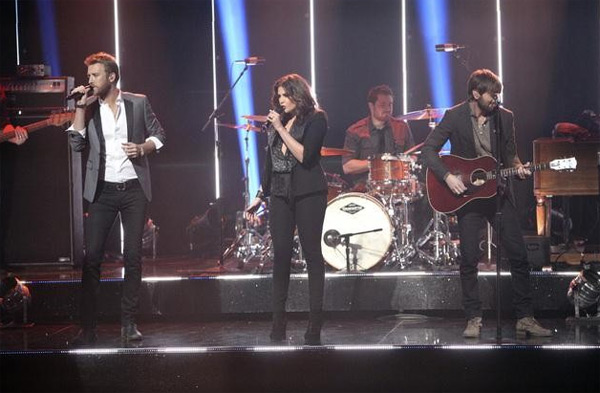 Lady Antebellum had the final ballroom music...