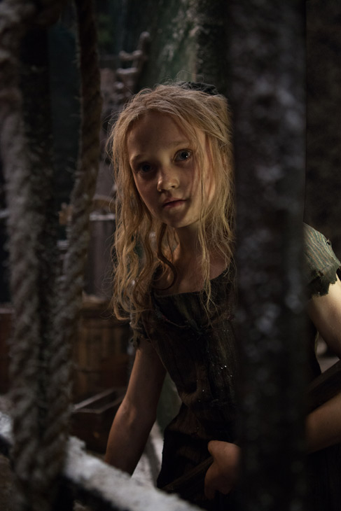 Isabelle Allen appears as young Cosette in a...