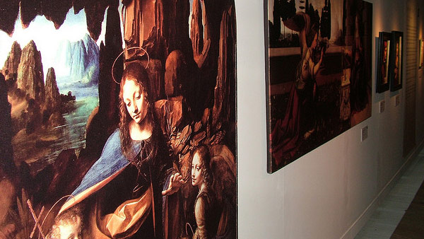 A photo of artwork by Leonardo DaVinci featured...