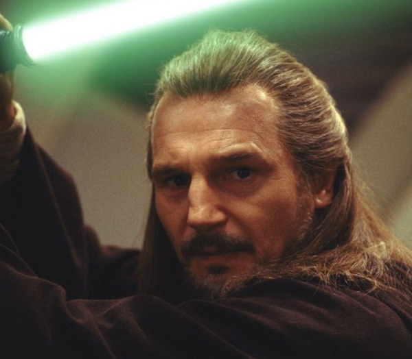 Liam Neeson appears in a scene from the 1999...
