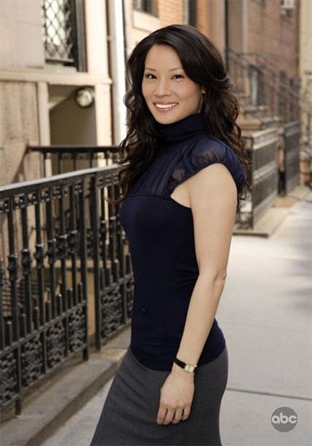 Lucy Liu in a promotional still for 'Cashmere Mafia.'