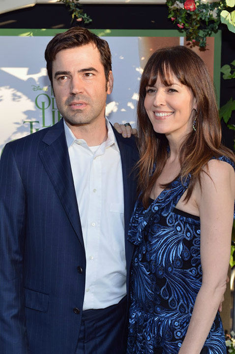 Ron Livingston and Rosemarie DeWitt arrive at...