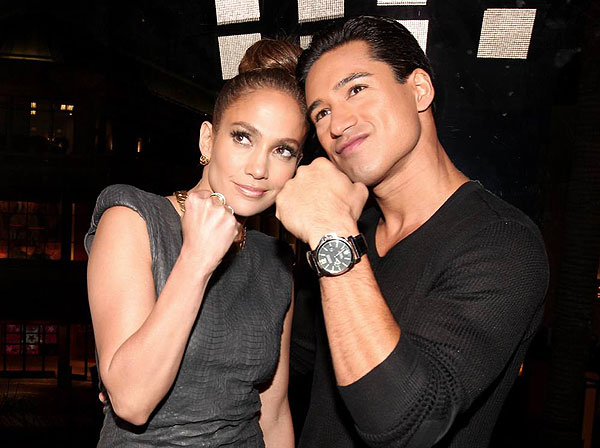 Jennifer Lopez and TV personality Mario Lopez...