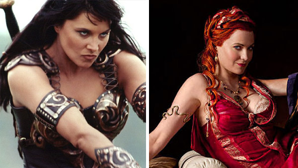 Lucy Lawless appears in a scene from 'Xena:...