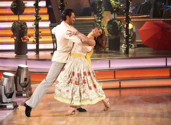 Hope Solo returned to the ballroom for a final performance with partner Maksim Chmerkovskiy on 'Dancing With The Stars: The Results Show,' on Tuesday, November 22, 2011.