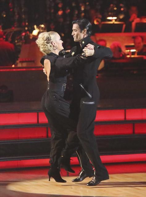 French actor Gilles Marini and his partner Peta...