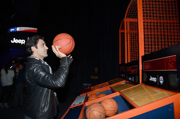 Gilles Marini attends the launch of the 2012...