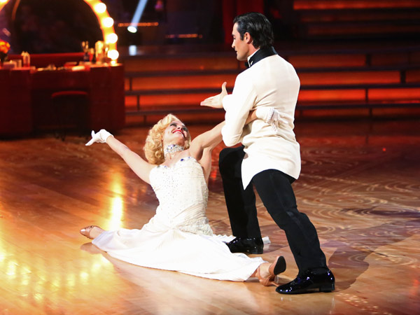 Gilles Marini and Peta Murgatroyd appear in a...