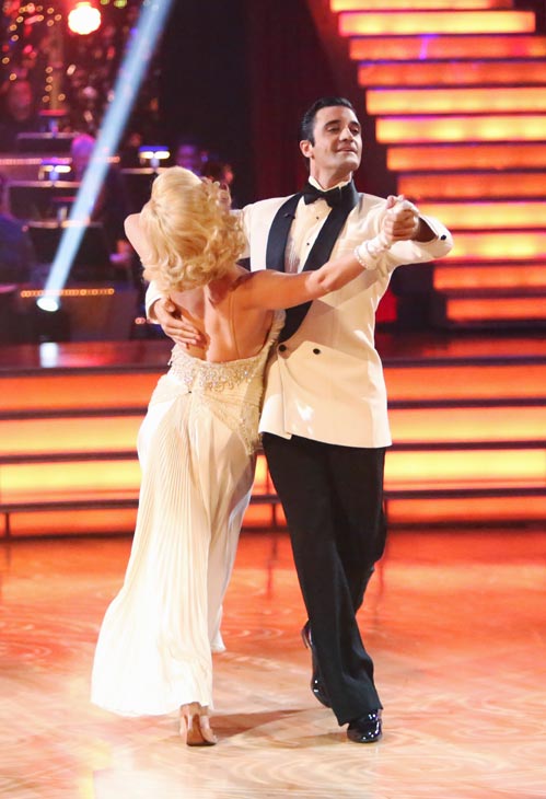 Gilles Marini and Peta Murgatroyd appear in a...