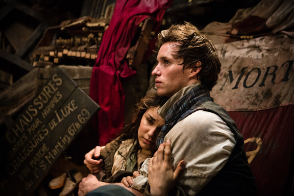 Samantha Barks and Eddie Redmayne appear as...