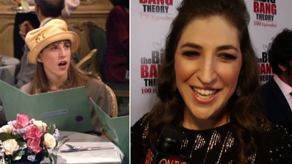 Mayim Bialik appears in a scene from the 1990s...