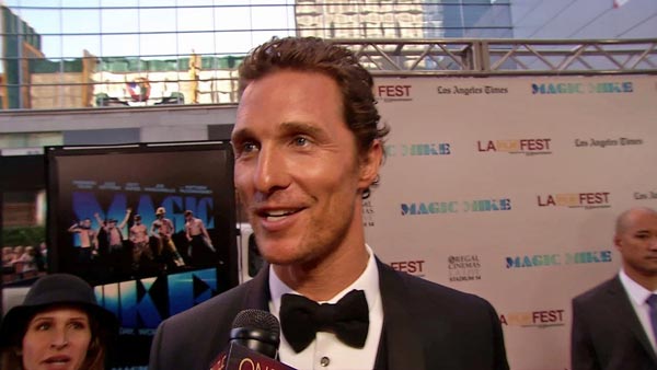 Matthew McConaughey talks to OnTheRedCarpet.com...