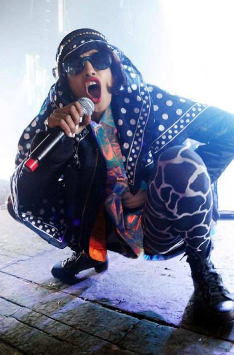 M.I.A. appears in a picture posted on her...
